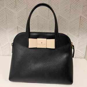 Kate Spade Black and Tan Satchel